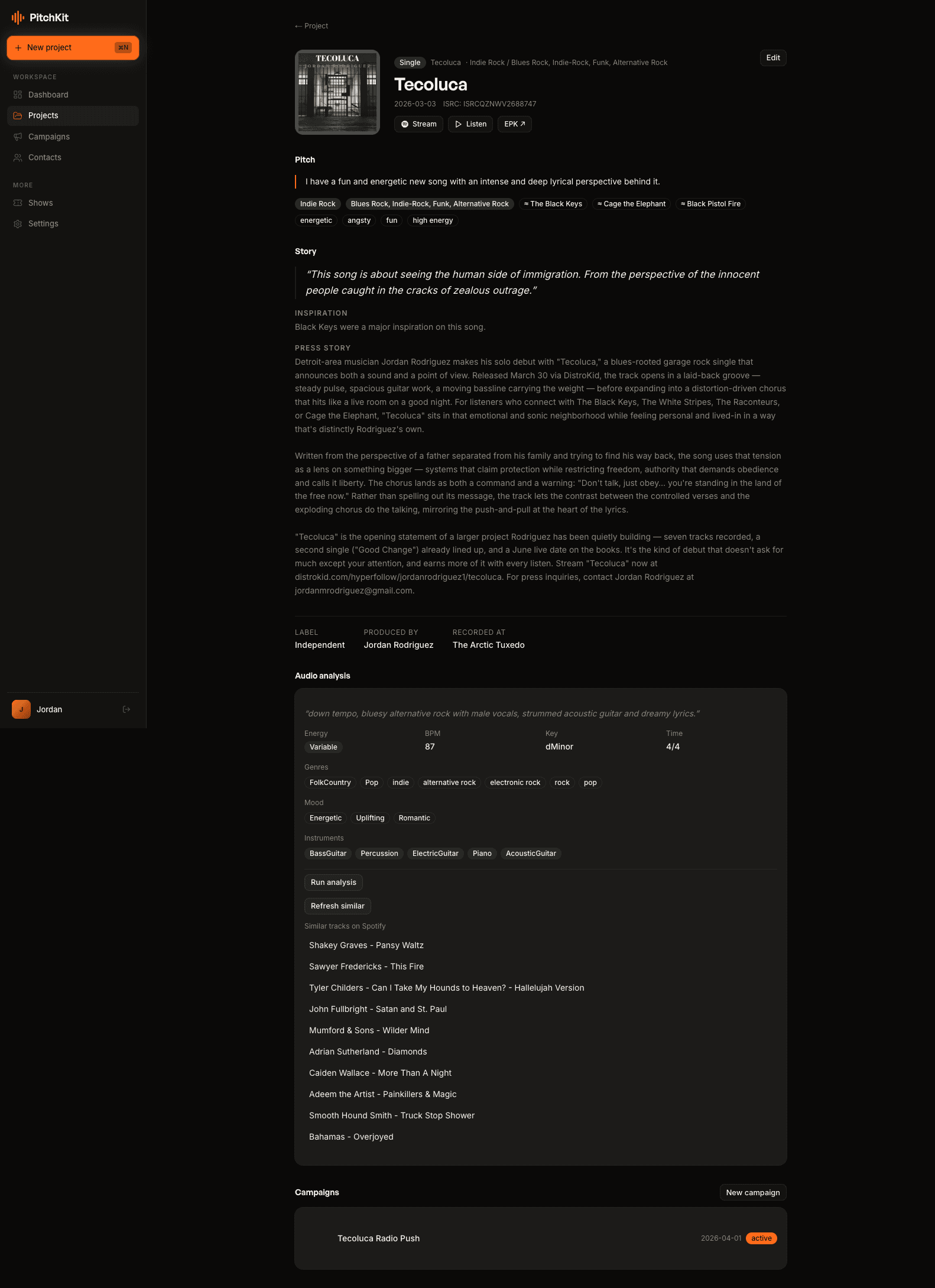 Release page