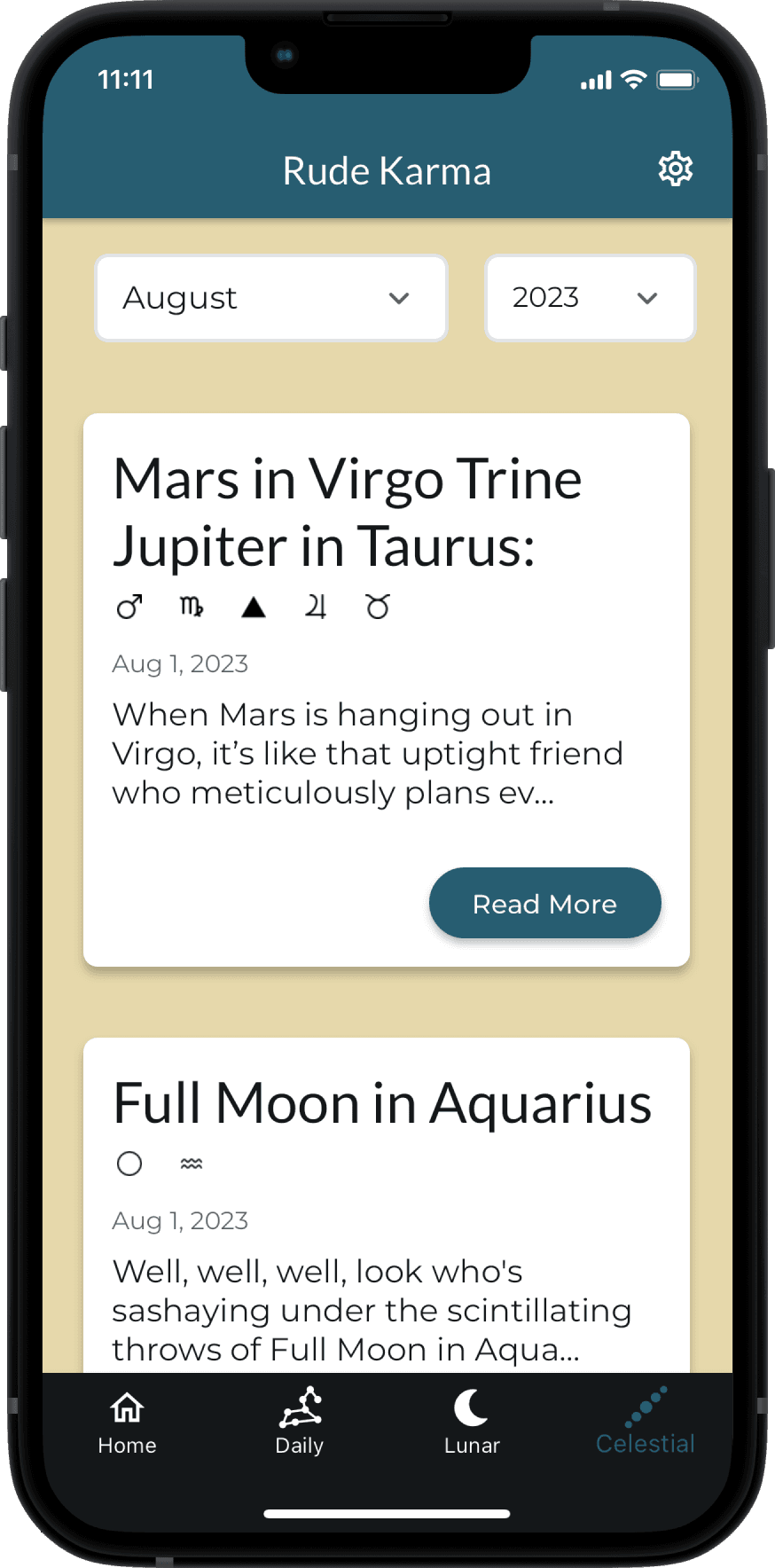 Calendar View